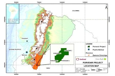 SolGold announces Environmental Licence granted for Porvenir Project